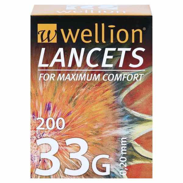 Wellion 33G Lansetter 0,20 mm 200 st
