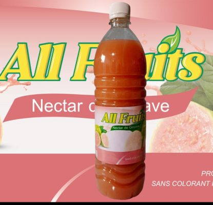 Nectar de goyave - 1 litre (commande à passer avant 12h pour livraison/récupération le lendemain)