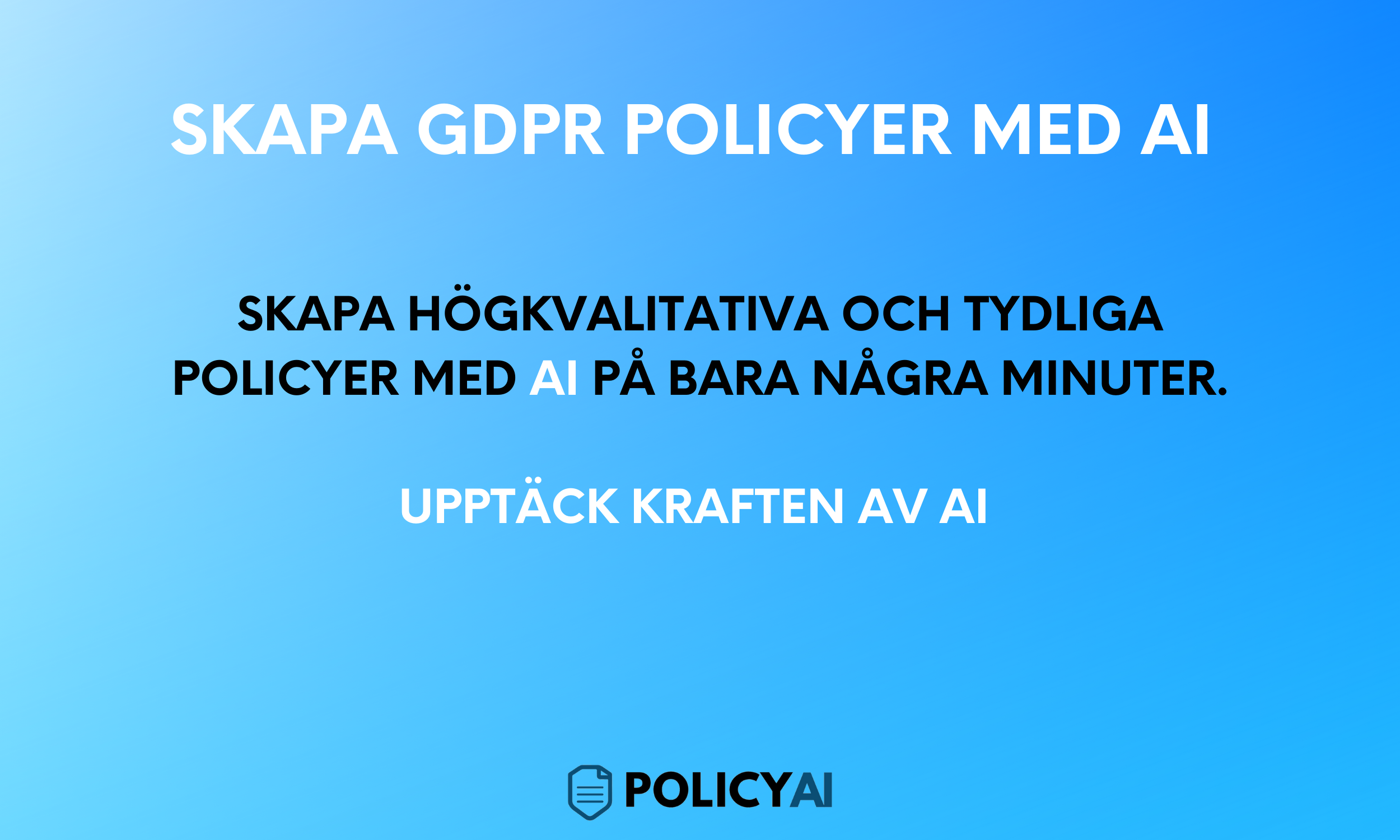 PolicyAI.se