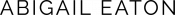 Abigail Eaton black logo