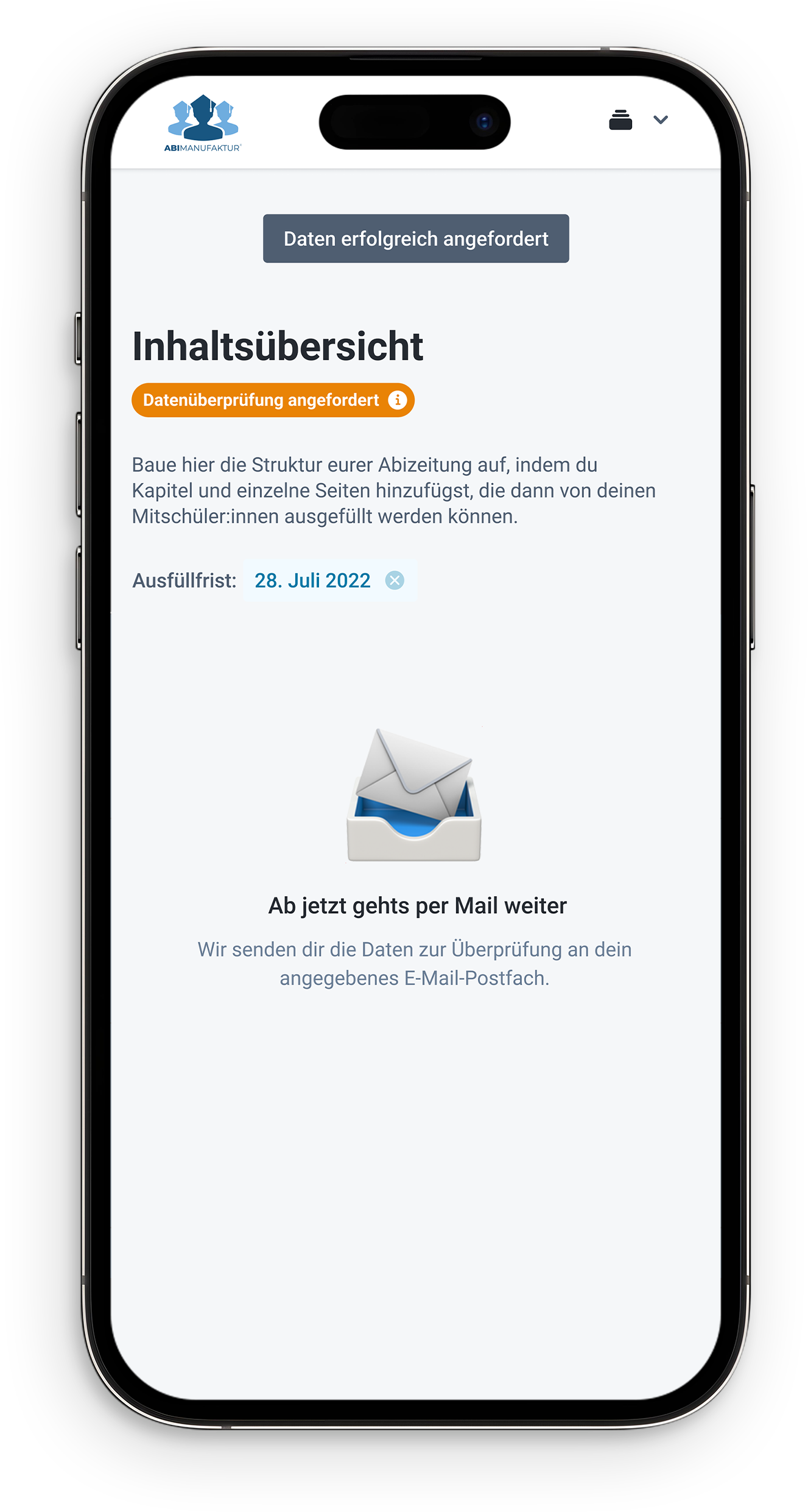 Tutorial: Inhaltsübersicht der App auf IOS