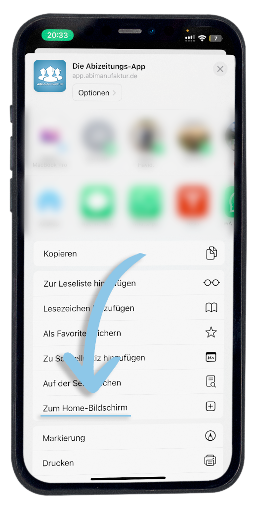 IOS Tutorial: App auf dem Homescreen speichern