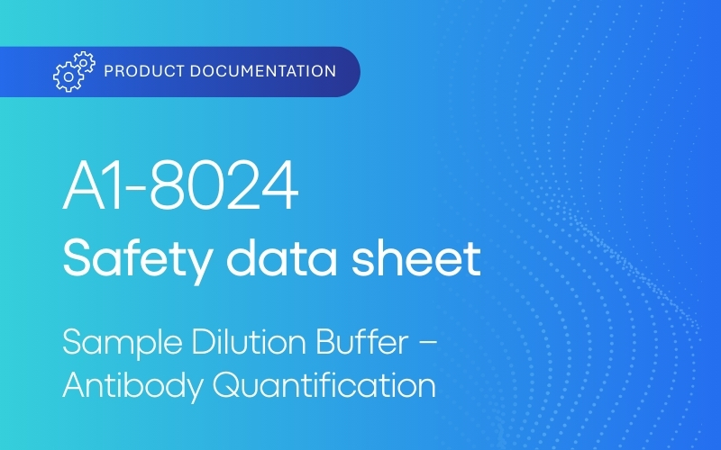 Safety Data Sheet – Sample Dilution Buffer – Antibody Quantification A1-8024