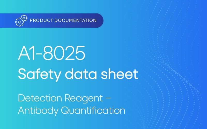 Safety Data Sheet – Detection Reagent – Antibody Quantification A1-8025
