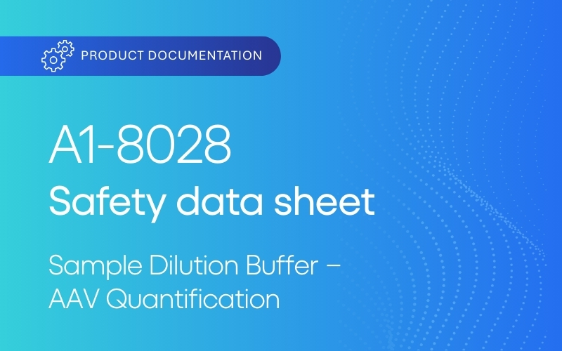 Safety Data Sheet – Sample Dilution Buffer – AAV Quantification A1-8028