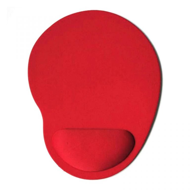 Mouse Pad With Wrist Protect Red Absolute Accessories