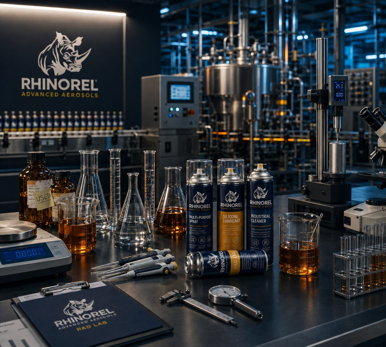 RHINOREL industrial research and development laboratory
