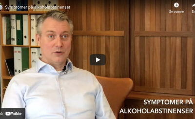 Symptomer på alkoholabstinenser