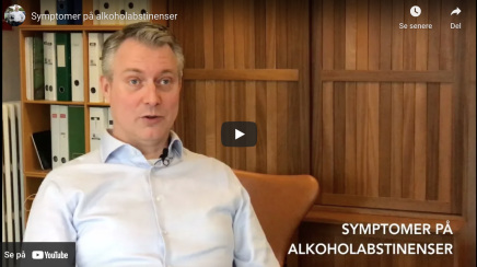 Symptomer på alkoholabstinenser