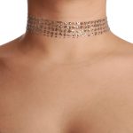 Sølv choker halskjede for damer