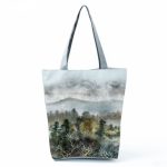Stormy forest trykt skulderveske