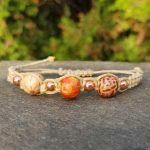 Bohemian stil shamballa macrame armbånd for damer - Bilde 2