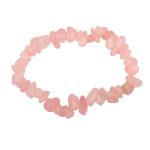 Naturlig rosenkvarts armbånd