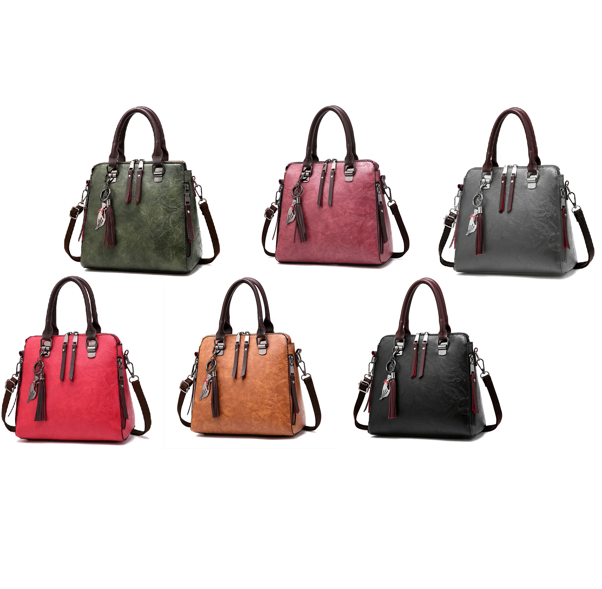 catbagcomp Elegant vintage katt veske i pu-skinn - Bilde 1