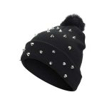 Gothic/punk stil svart høst vinter lue