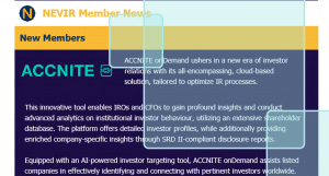 NEVIR Membership Announcement