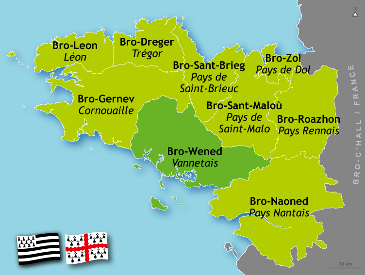 La Bretagne vu par différentes cartes
