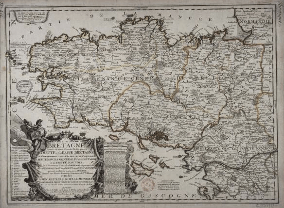 carte bretagne 1695