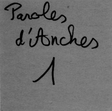 paroles d'anches