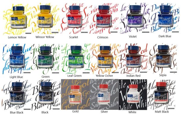 Winsor & Newton Calligraphy Inks 30ml - Image 2