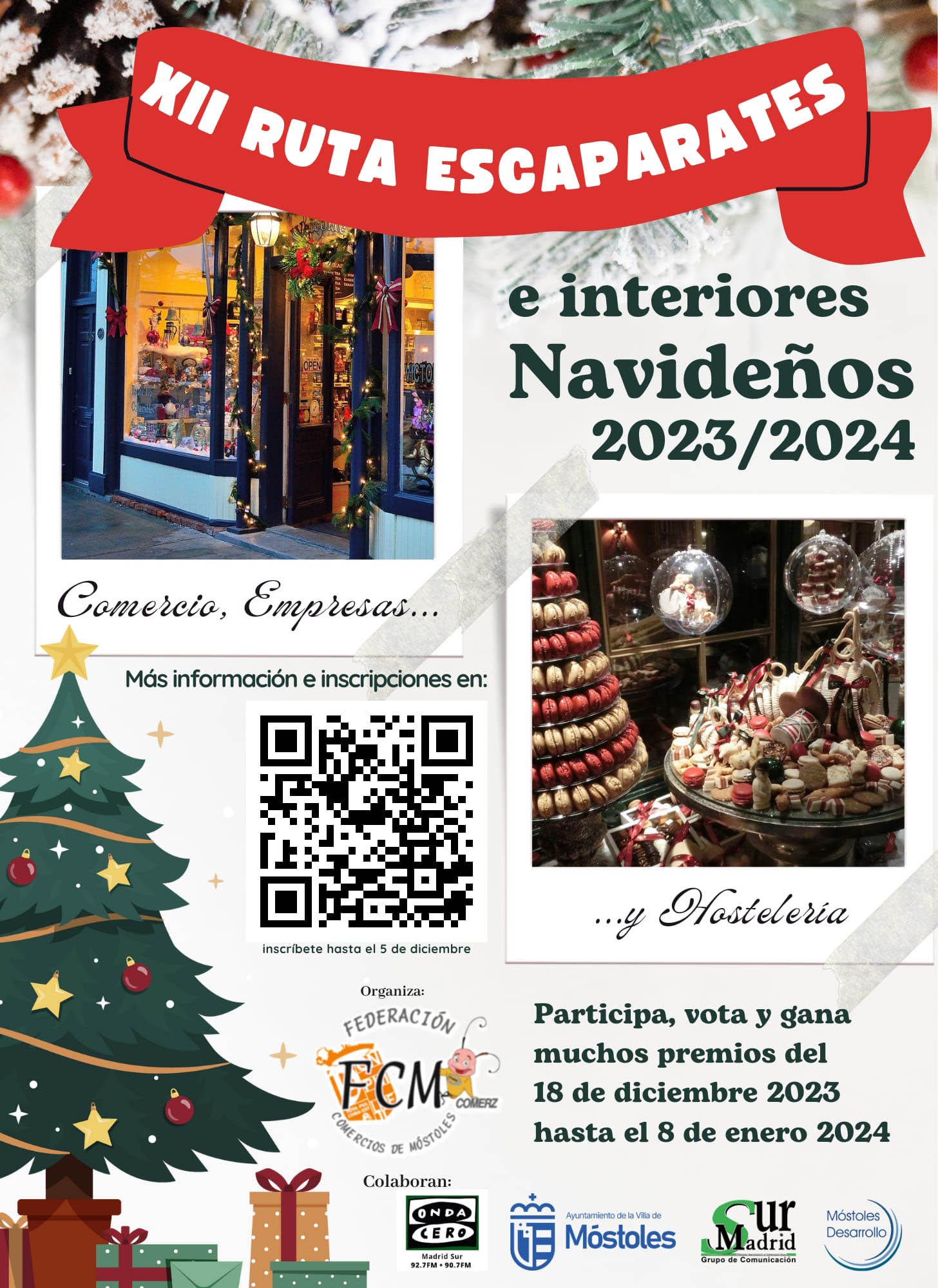 XII Ruta de Escaparates e Interiores Navideños de Móstoles XII Ruta de Escaparates e Interiores Navideños de Móstoles