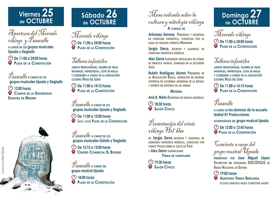 Jornadas de Cultura y Mitología Vikinga Villaviciosa de Odón Jornadas de Cultura y Mitología Vikinga Villaviciosa de Odón Jornadas de Cultura y Mitología Vikinga Villaviciosa de Odón