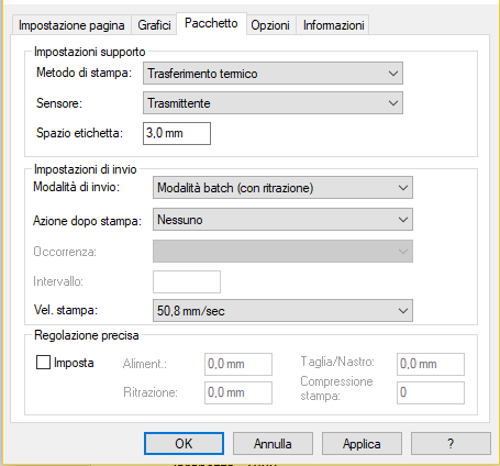 gap etichetta