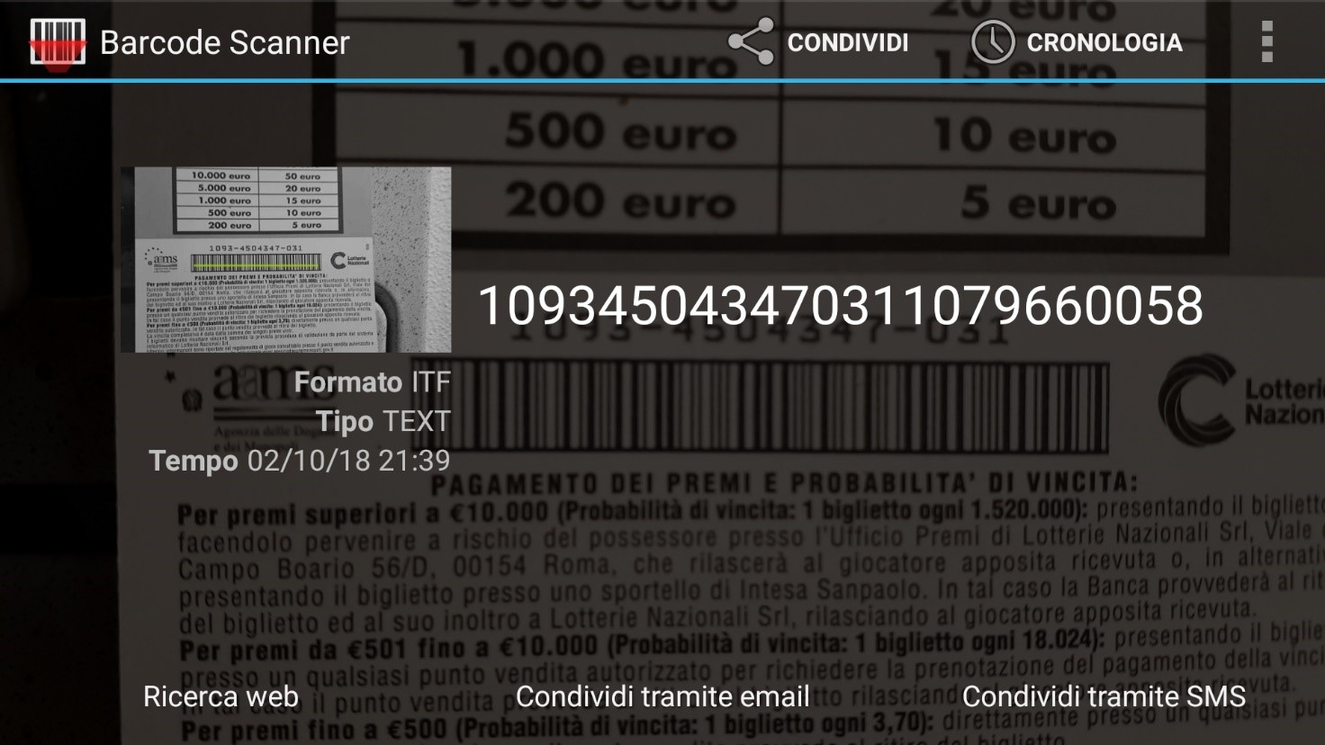 interleved codice gratta e vinci