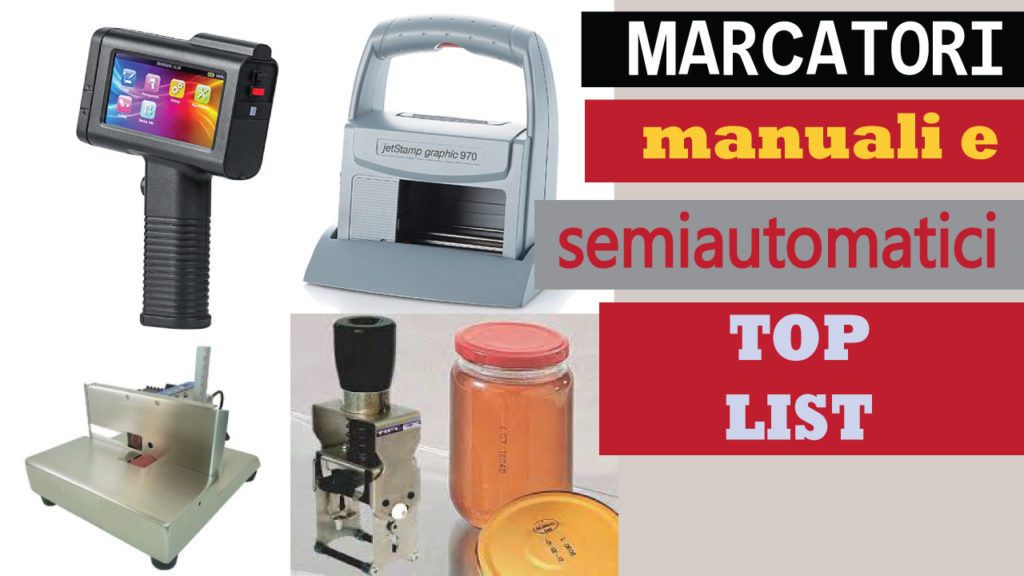 marcatori manuali e semi-automatici per data e lotto
