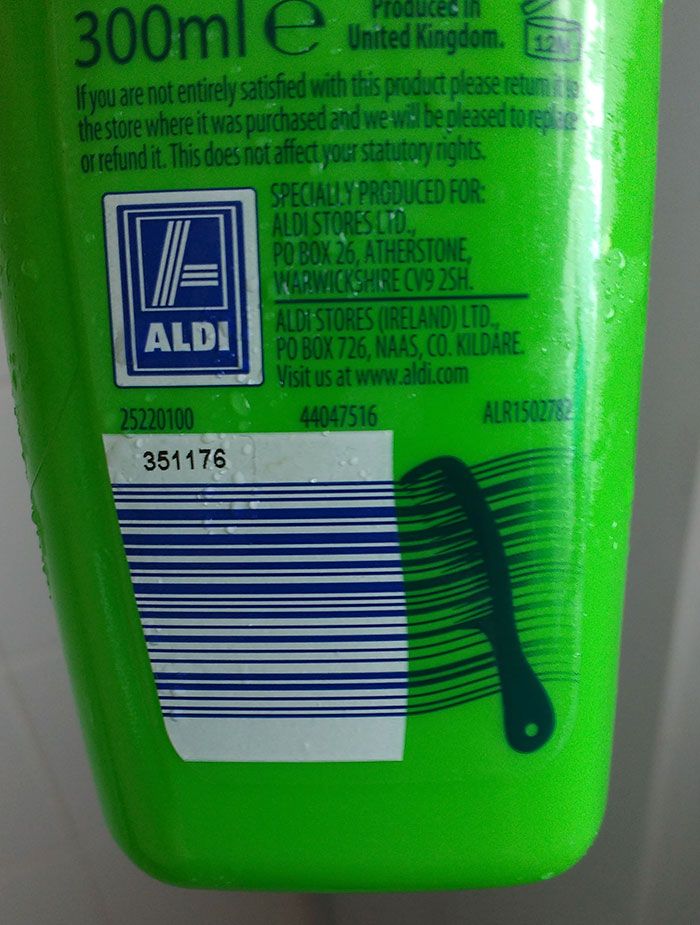 codice a barre detergenti e cosmetica