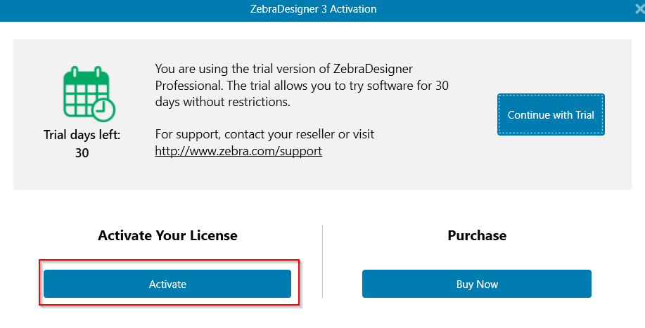 attivazione licenza zebradesigner pro v3