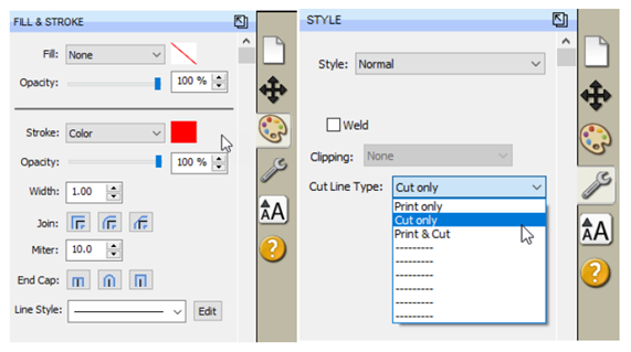 PtCreate software per la stampa  e il taglio di etichette