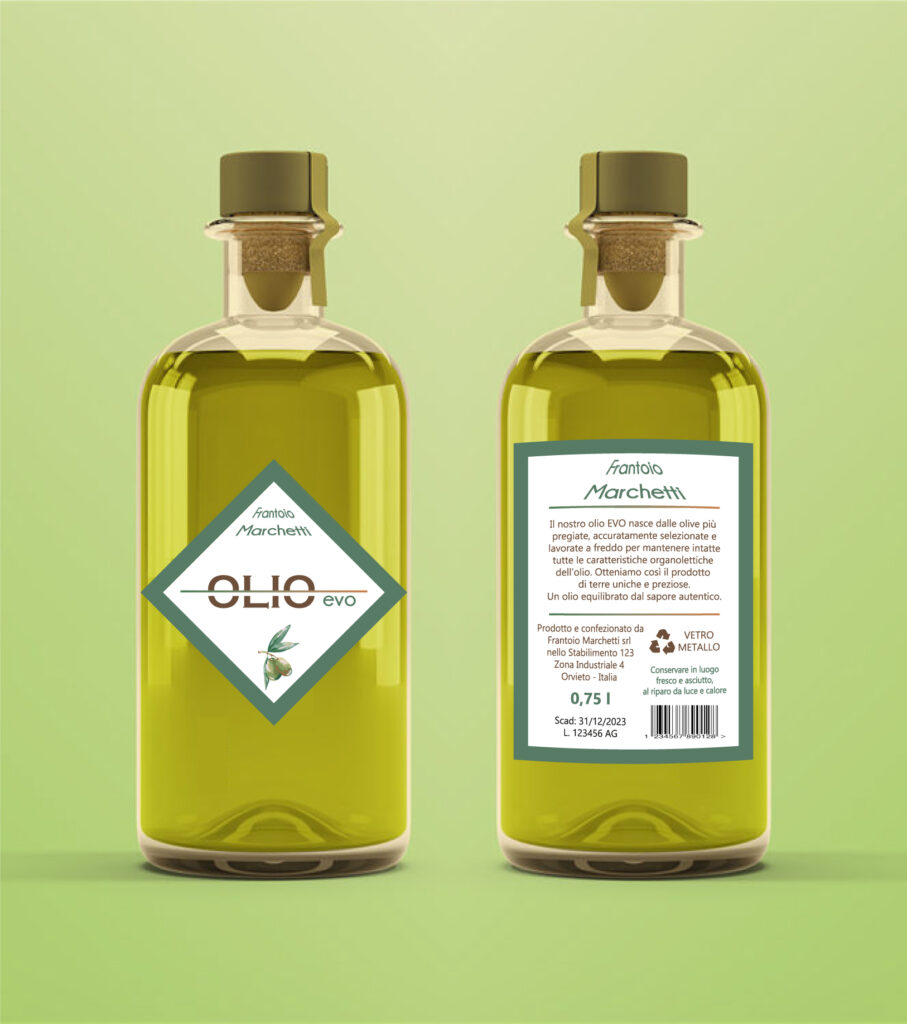 etichette per olio metodi di stampa