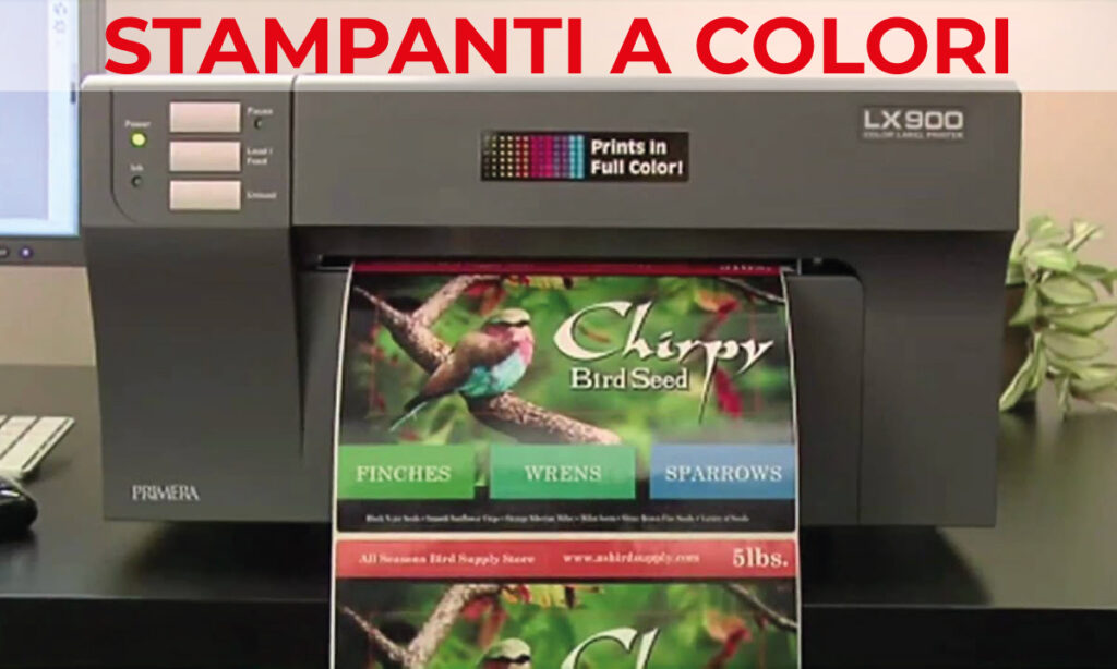 stampanti di etichette a colori per la stampa in autonomia