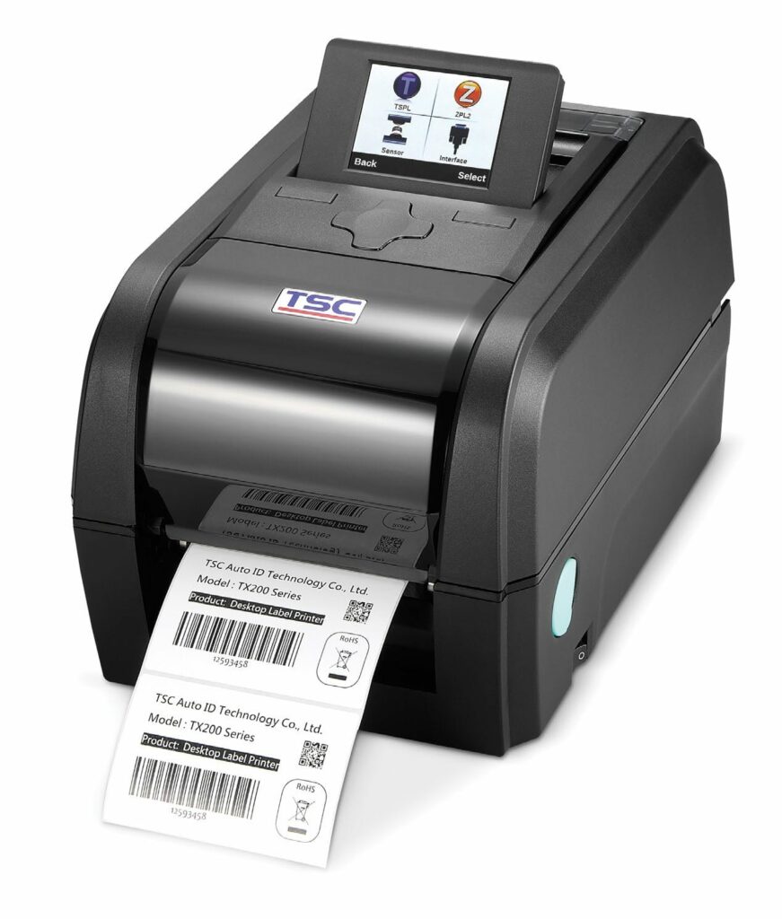 Stampanti desktop TSC a trasferimento termico TX200_TX300_TX600