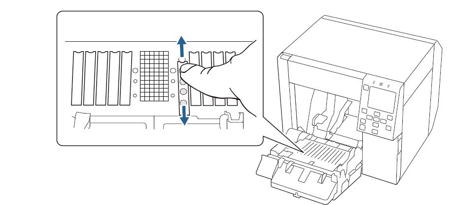 fori di aspirazione stampante di etichette epson c4000