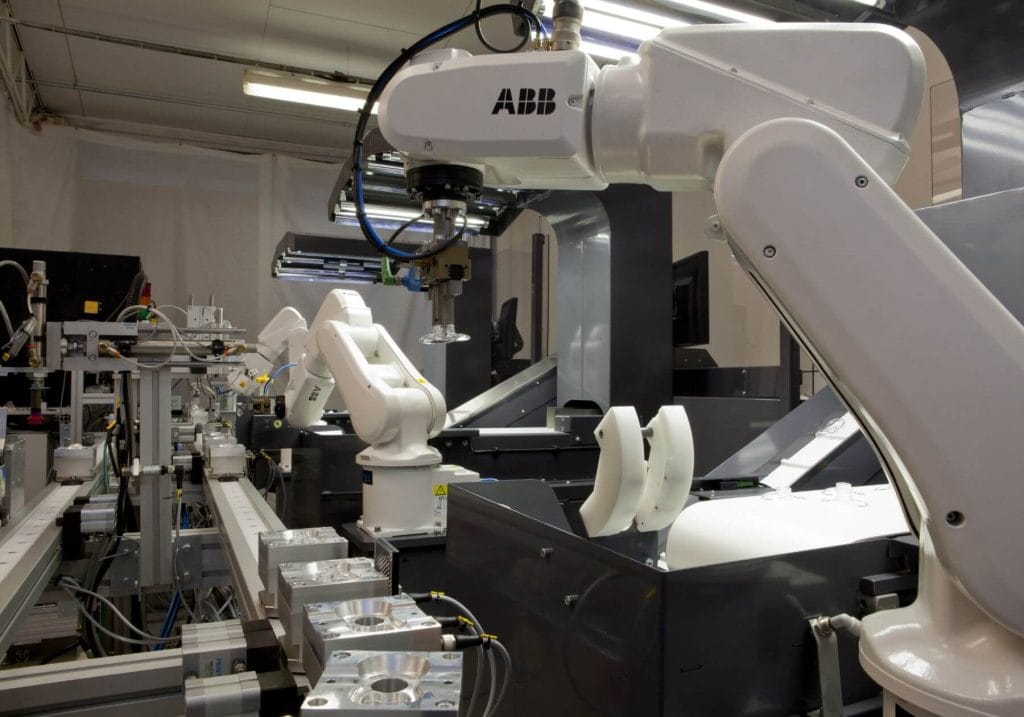 ABB robot som används i tryckindustrin