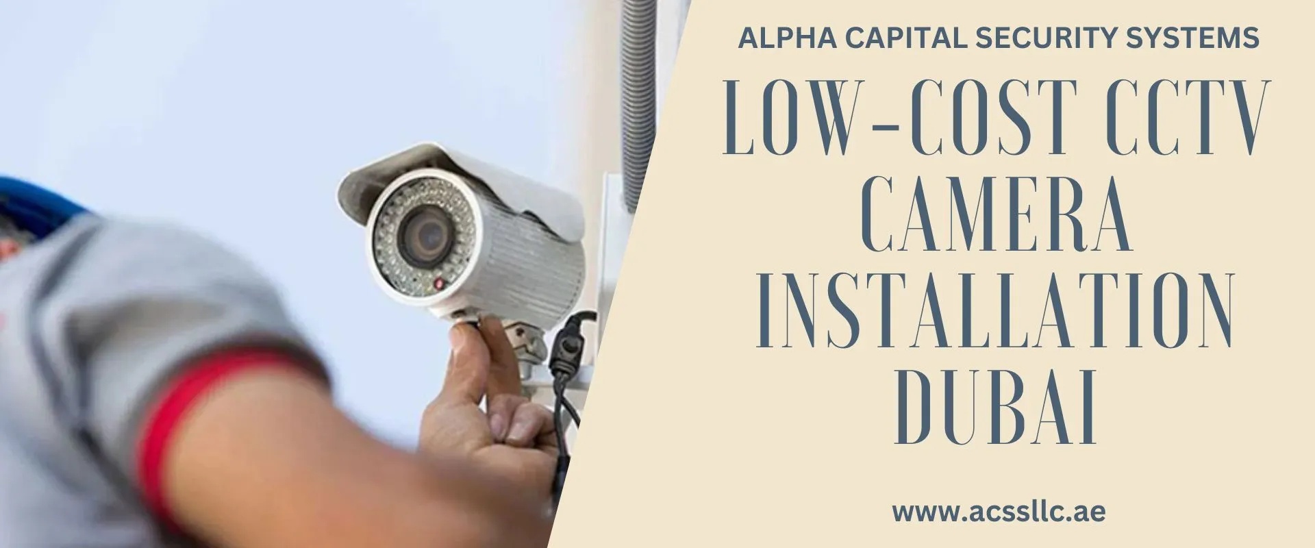 Low-Cost CCTV Camera Installation Dubai