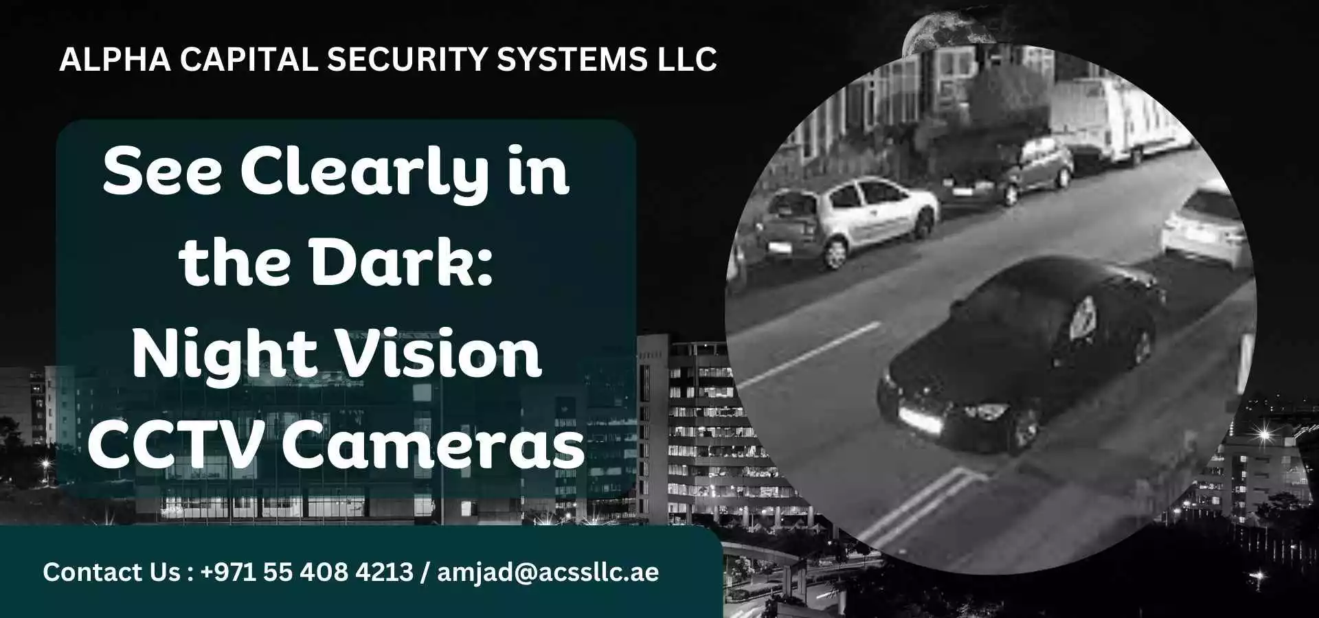 Best Night vision CCTV Camera in Dubai, UAE