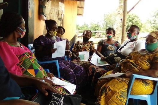 Meeting with women entrepreneurs in Togo village
