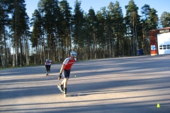 Inlinesträning bilprovningen Falun 1 maj 2012