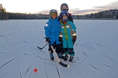 Skridsko på Fläddran 29 december 2015