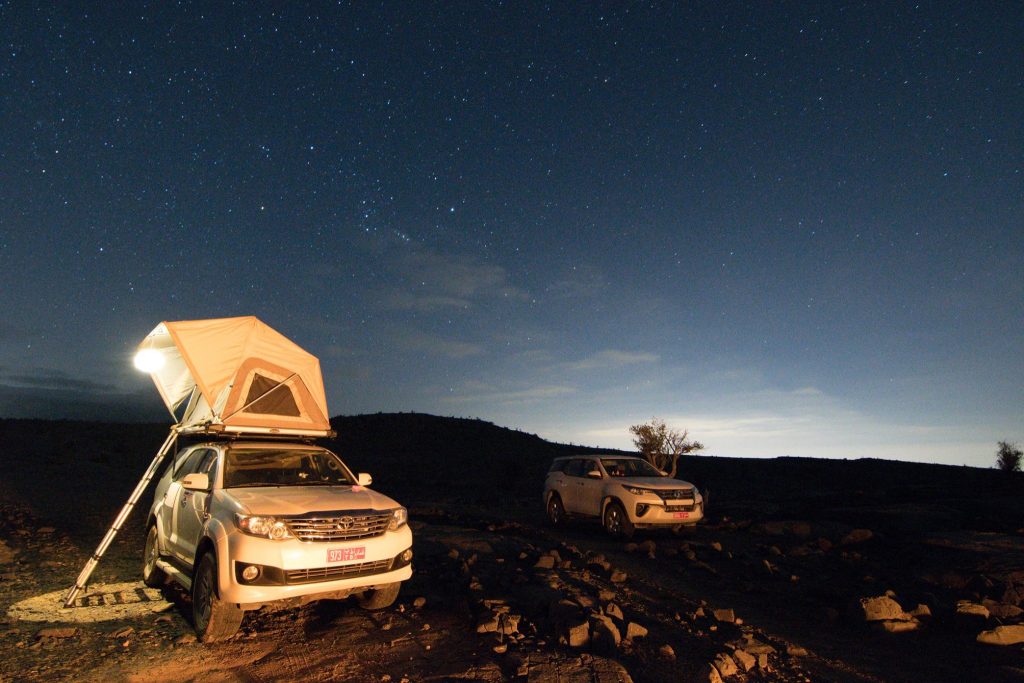 Jebel Shams wild camping