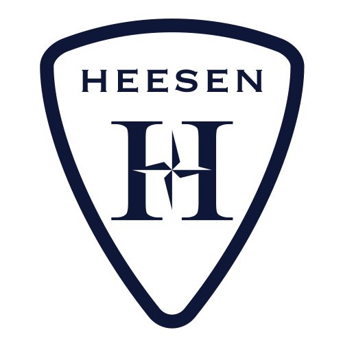 Heesen logo Wit