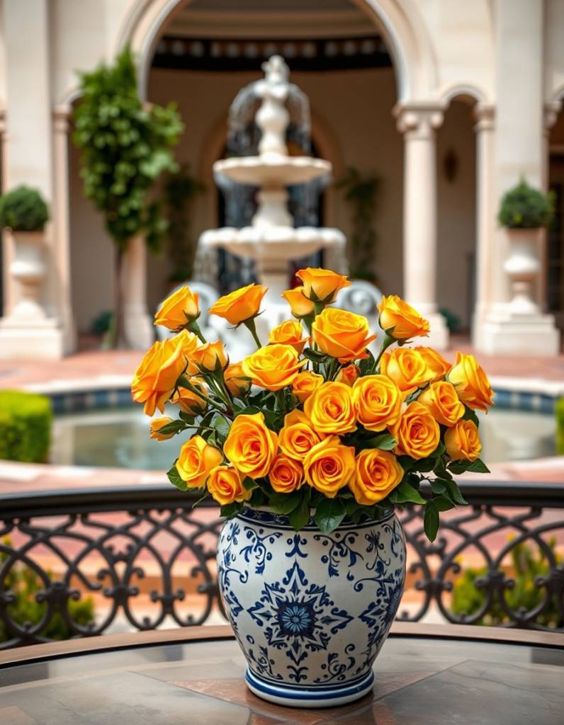 Lovely flowers at Adams and Adams event