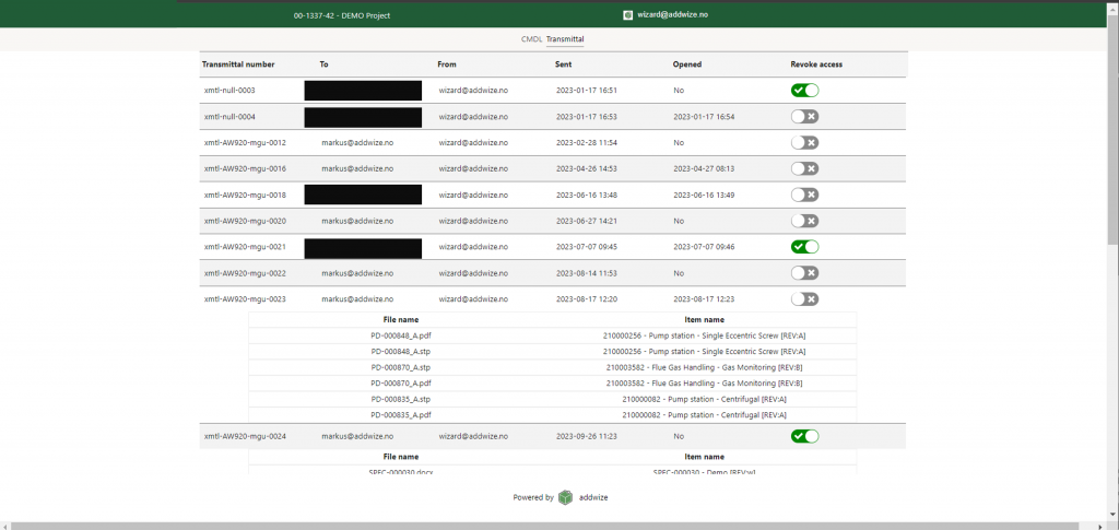 Navigate your document journey seamlessly with MDL's Transmittal Log. Stay in control and elevate your transmittal experience.