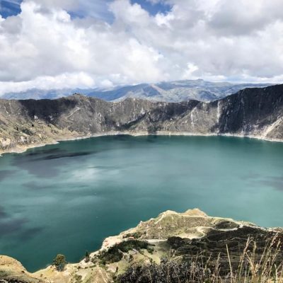 BLOG INTERNSHIP YELITH Quilotoa lake-selfie-Latagunga - Ecuador & Galapagos Tours