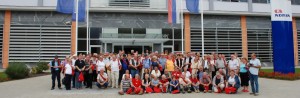 Adria Club Danmark besøger Adria fabrikken i Novi Mestro 2012, vi arbejder på at besøge fabrikken hvert 5 år, og vi 