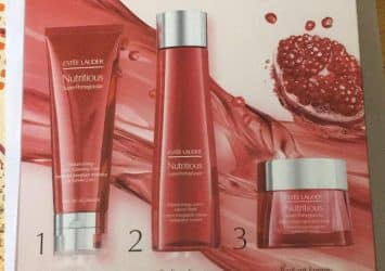 Estee Lauder Nutritious 3Pieces مكياج كريم ماسك و رغوة تنظيف و لوشن