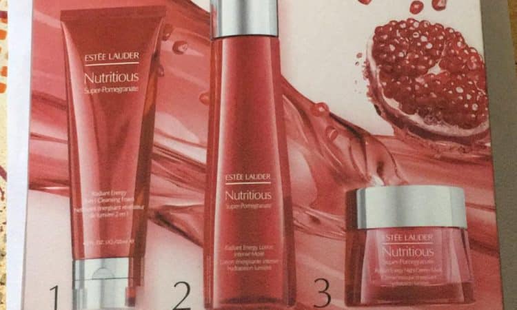 Estee Lauder Nutritious 3Pieces مكياج كريم ماسك و رغوة تنظيف و لوشن